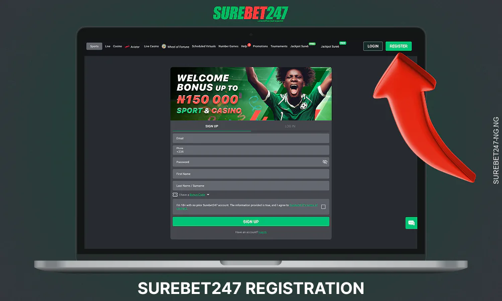 A simple registration with Surebet247 gives you full access to all the features of the platform